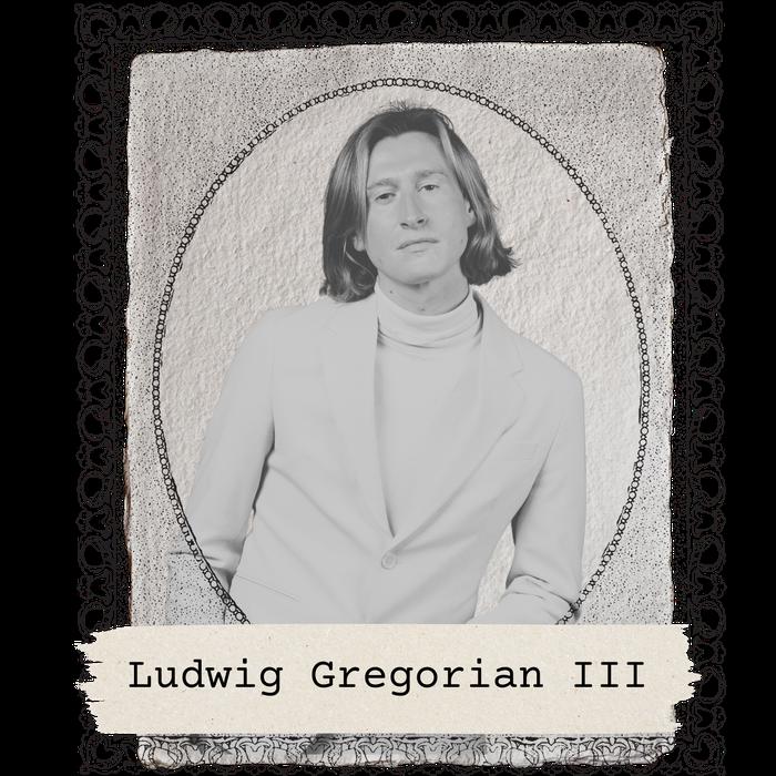 Ludwig Gregorian III: world's most famous medium and conductor of the seance.