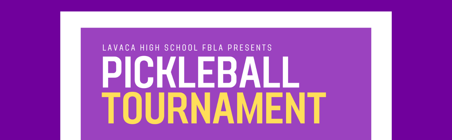 FBLA Pickleball Tournament (Sat, Sept 27, 2025)