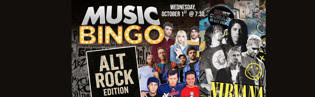 Alternative Rock Music Bingo