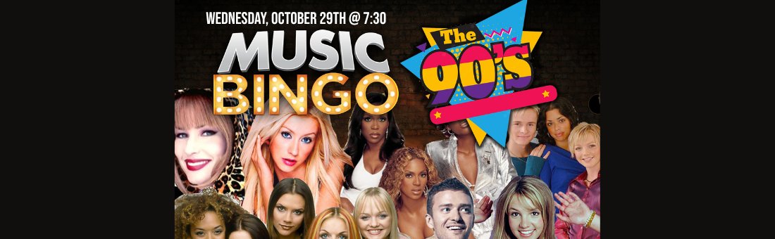 90's Music Bingo