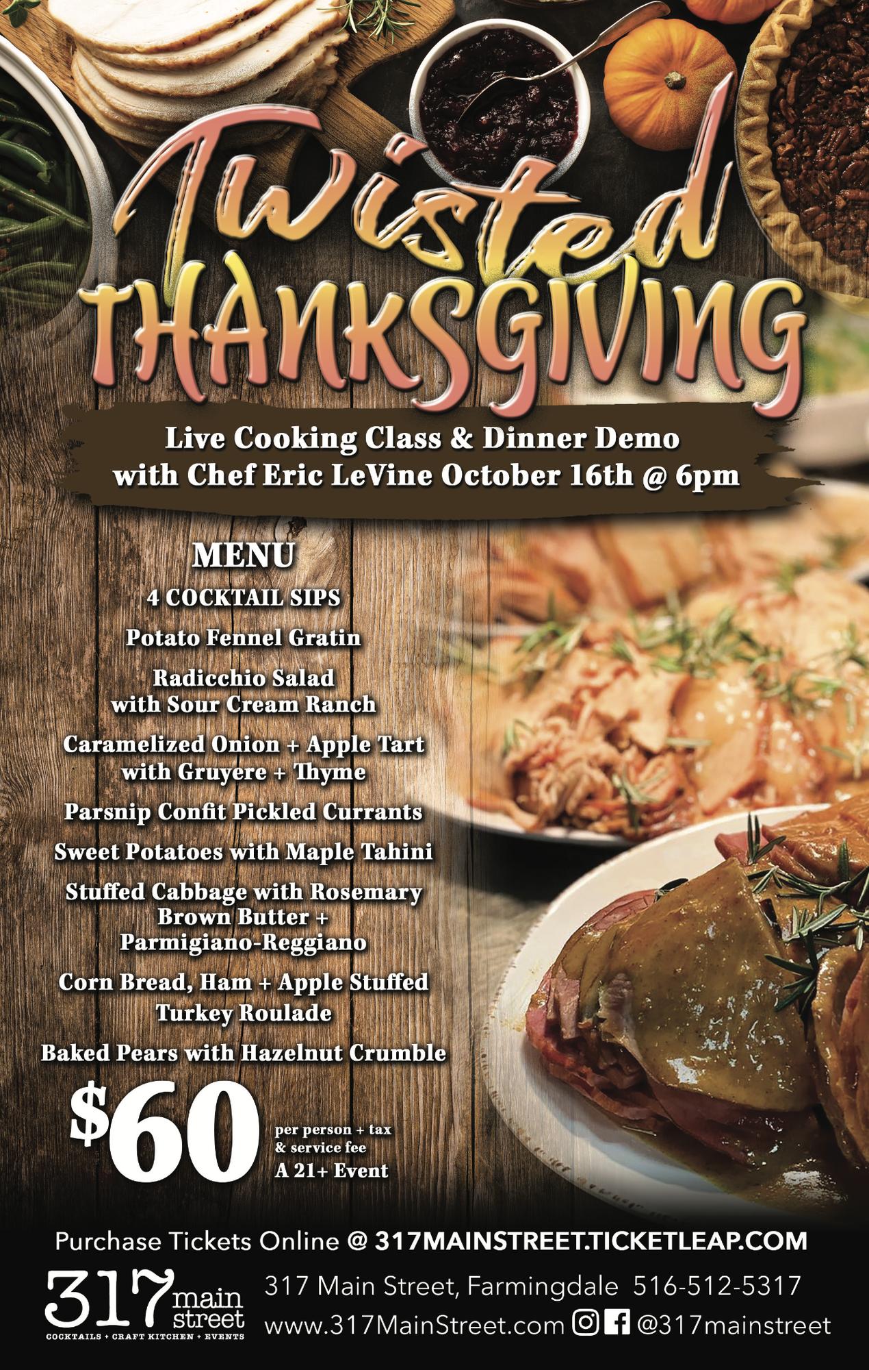 Twisted Thanksgiving Cooking Class