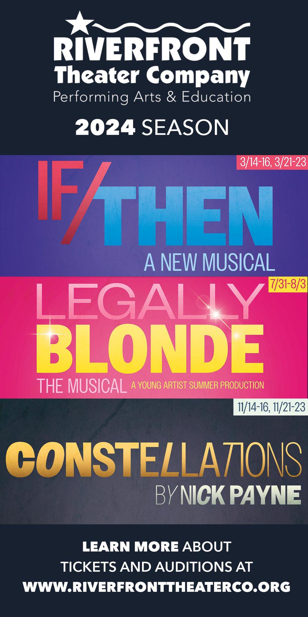 Riverfront Theater Company 2024 Season Pass