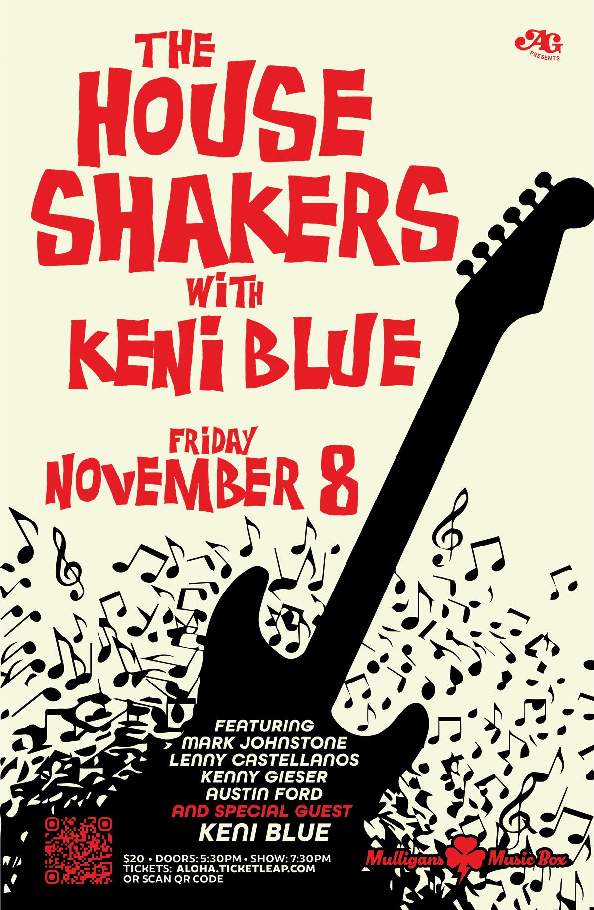 House Shakers with Special Guest Keni Blue
