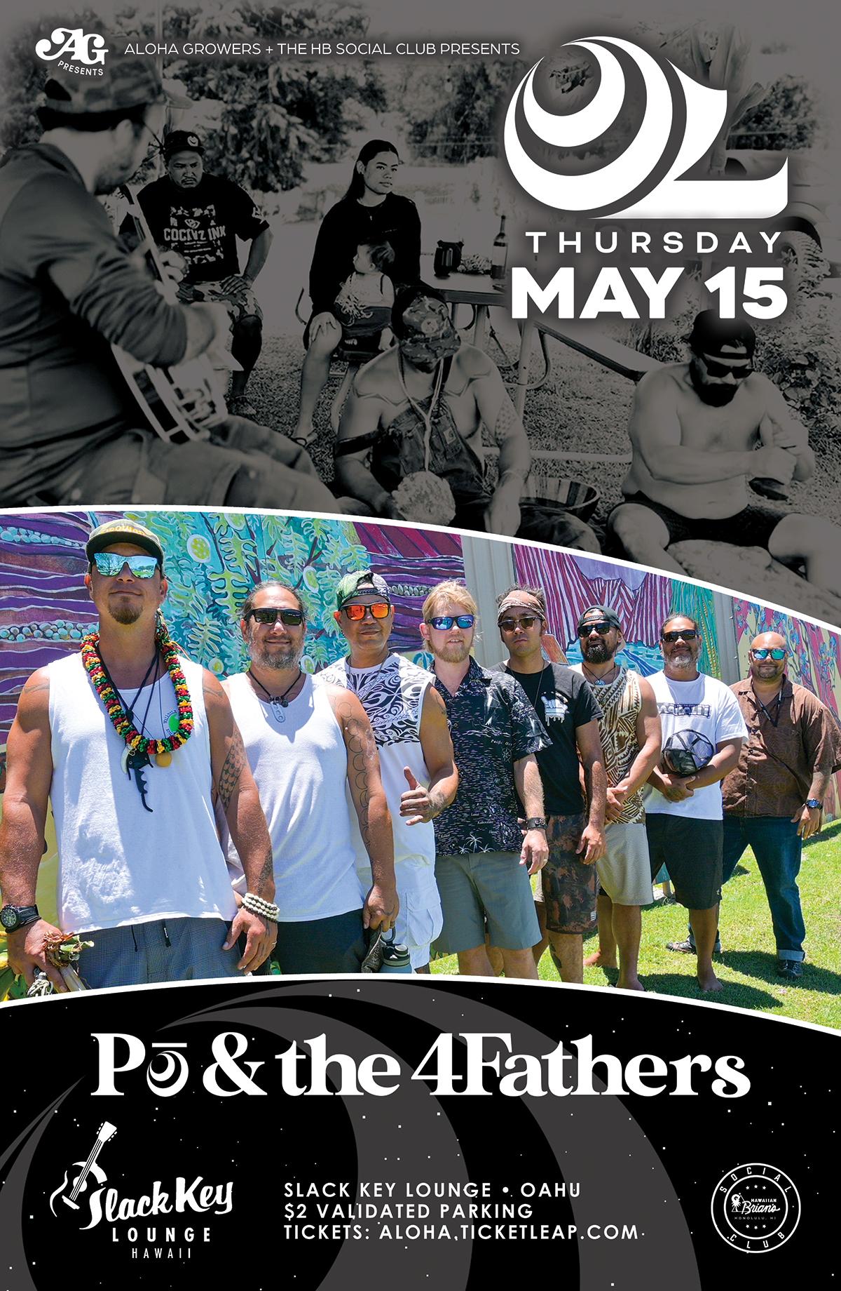 Pō & The 4Fathers - Slack Key Lounge - Oahu