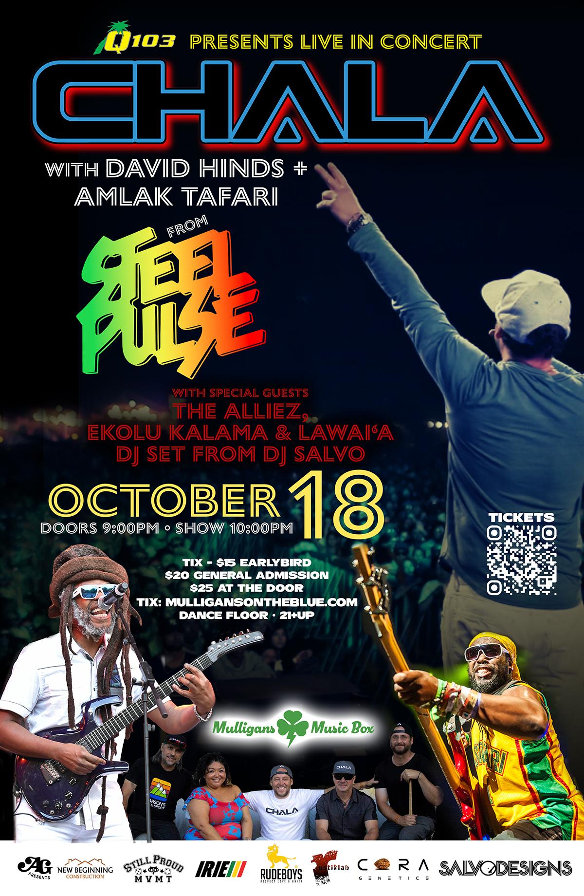 CHALA with Members of STEEL PULSE