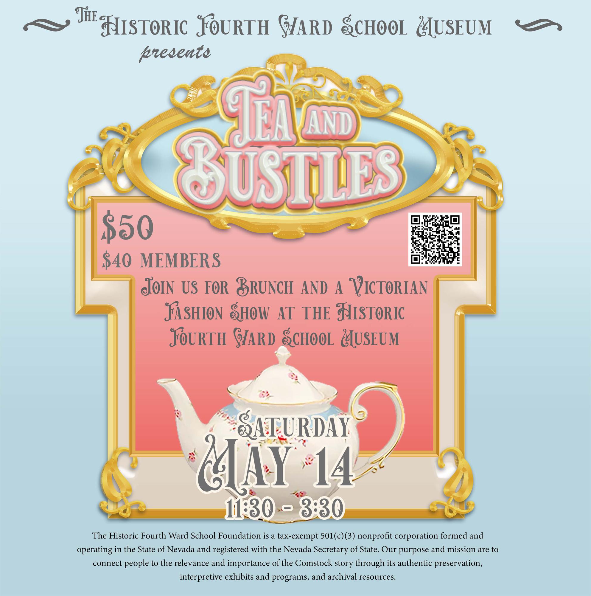 Tea and Bustles -- Victorian Fashion Show and Tea Party