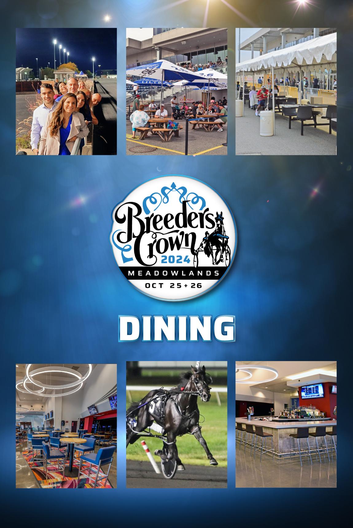 Breeders Crown Dining: Saturday, October 26
