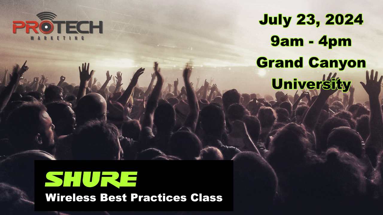 Tickets for Shure Wireless Best Practices in Phoenix from TicketLeap