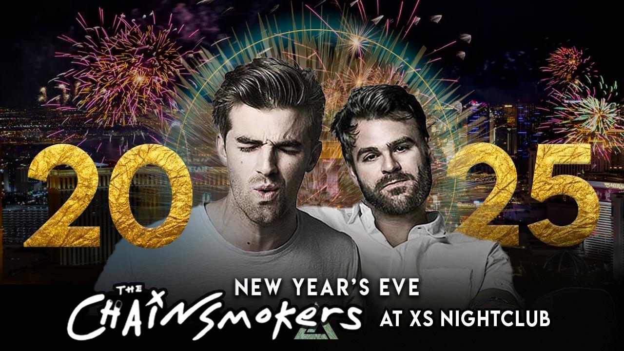 The Chainsmokers at XS Nightclub |New Years Eve Party 2025 in Las Vegas -  Checkout, image size:1280x720