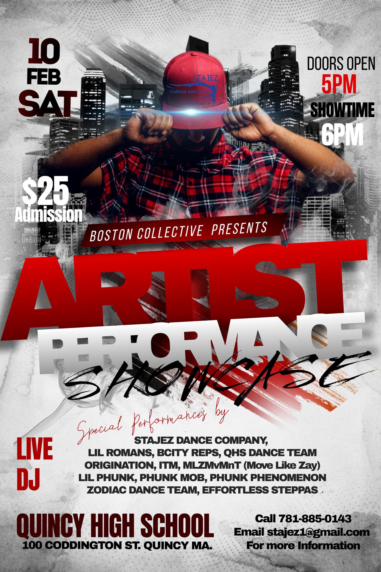 Tickets for Boston Collective Artist Performance Showcase in Quincy