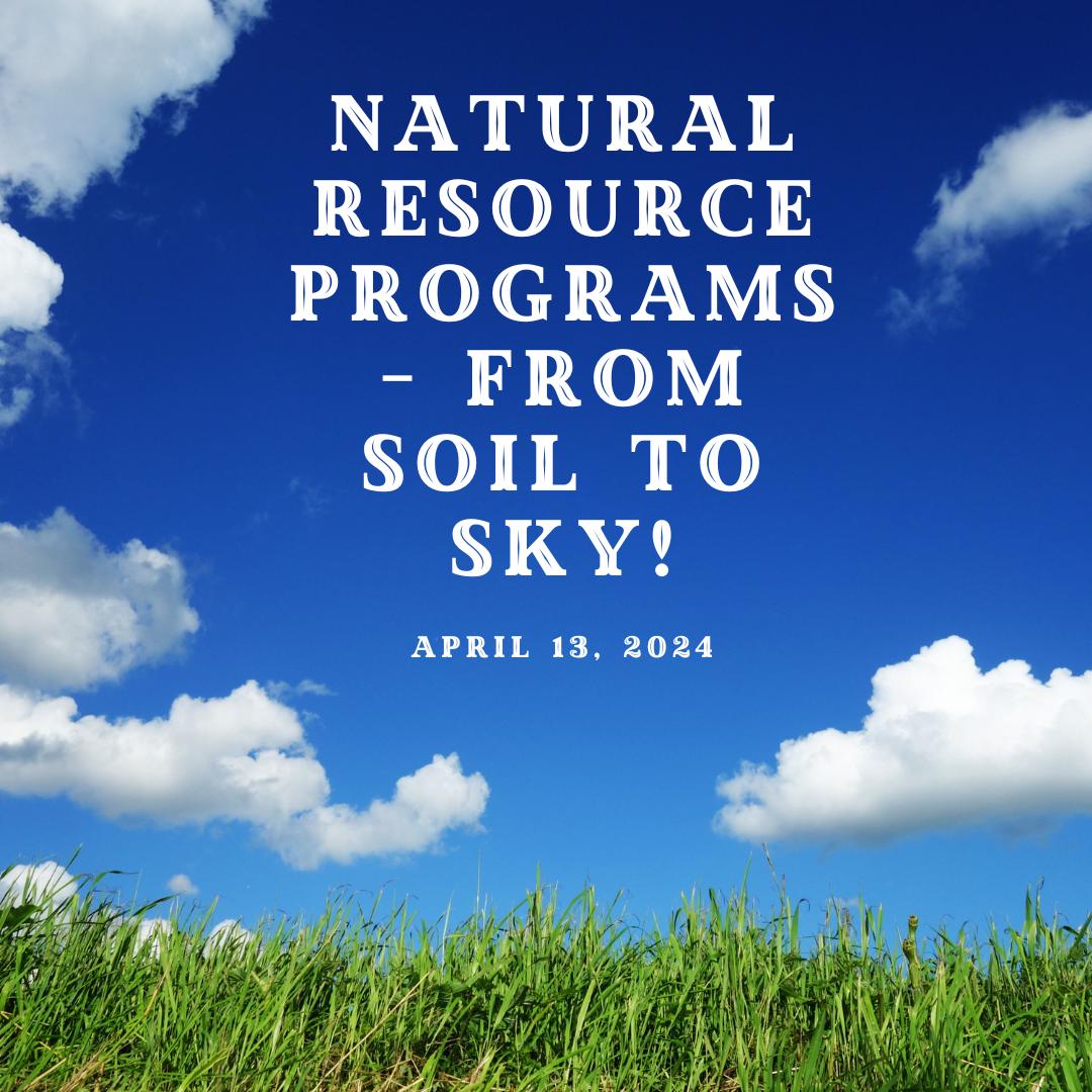 Tickets for Natural Resource Programs From Soil to Sky! in Austin