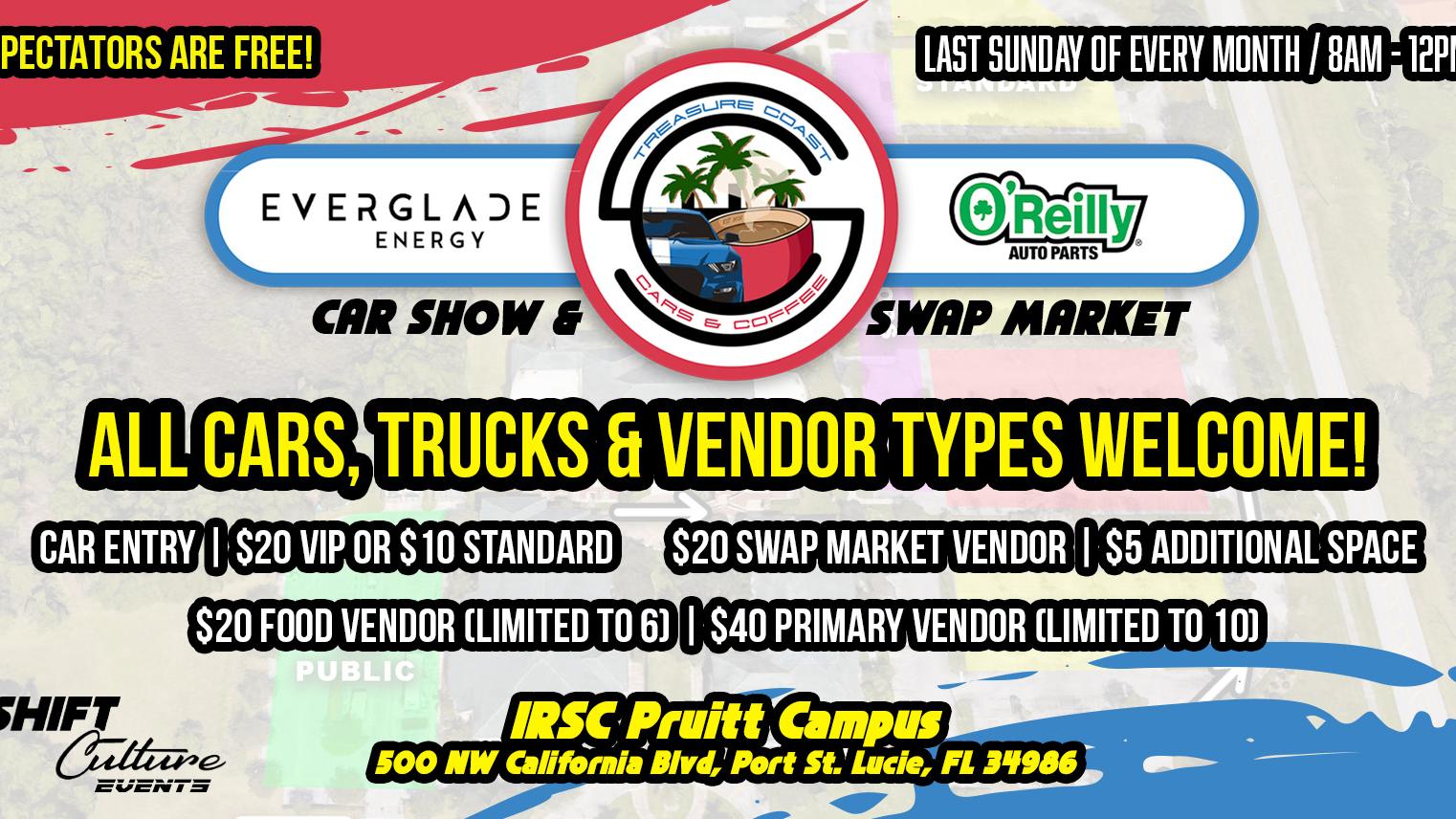Tickets for Treasure Coast Cars & Coffee April 2024 in Port St. Lucie
