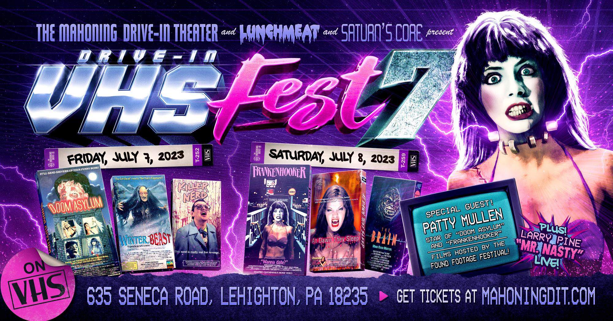 Drive-in VHS-FEST 7! (Featuring Patty Mullen, Retro VHS Market