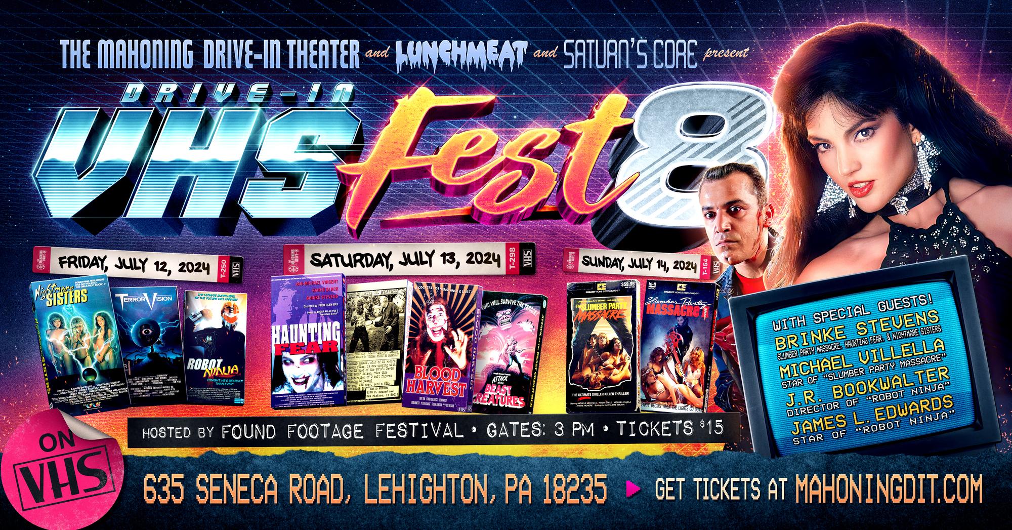 Drive-in VHS-FEST 8! (Featuring Brinke Stevens, Retro VHS Market