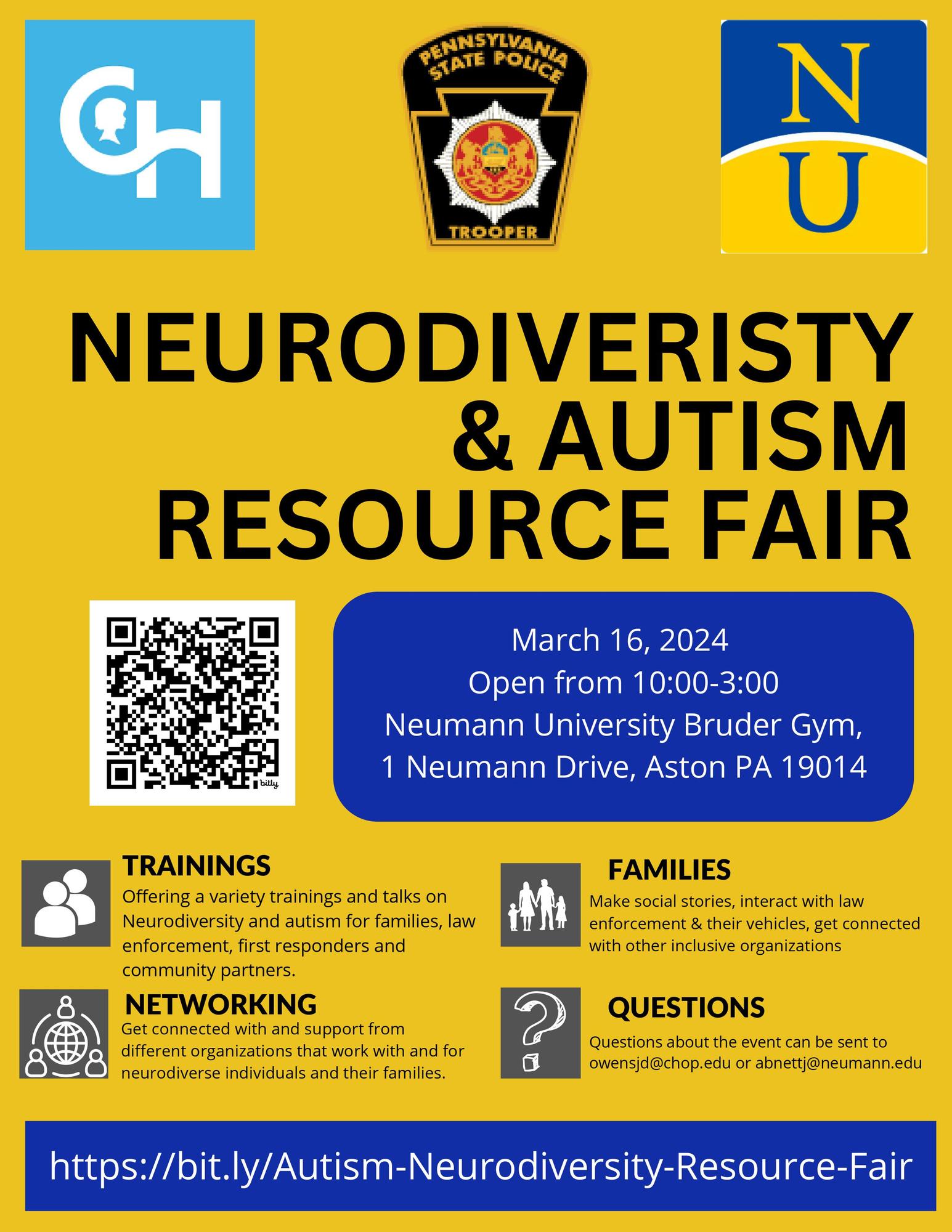 Neurodiversity and Autism Resource Event