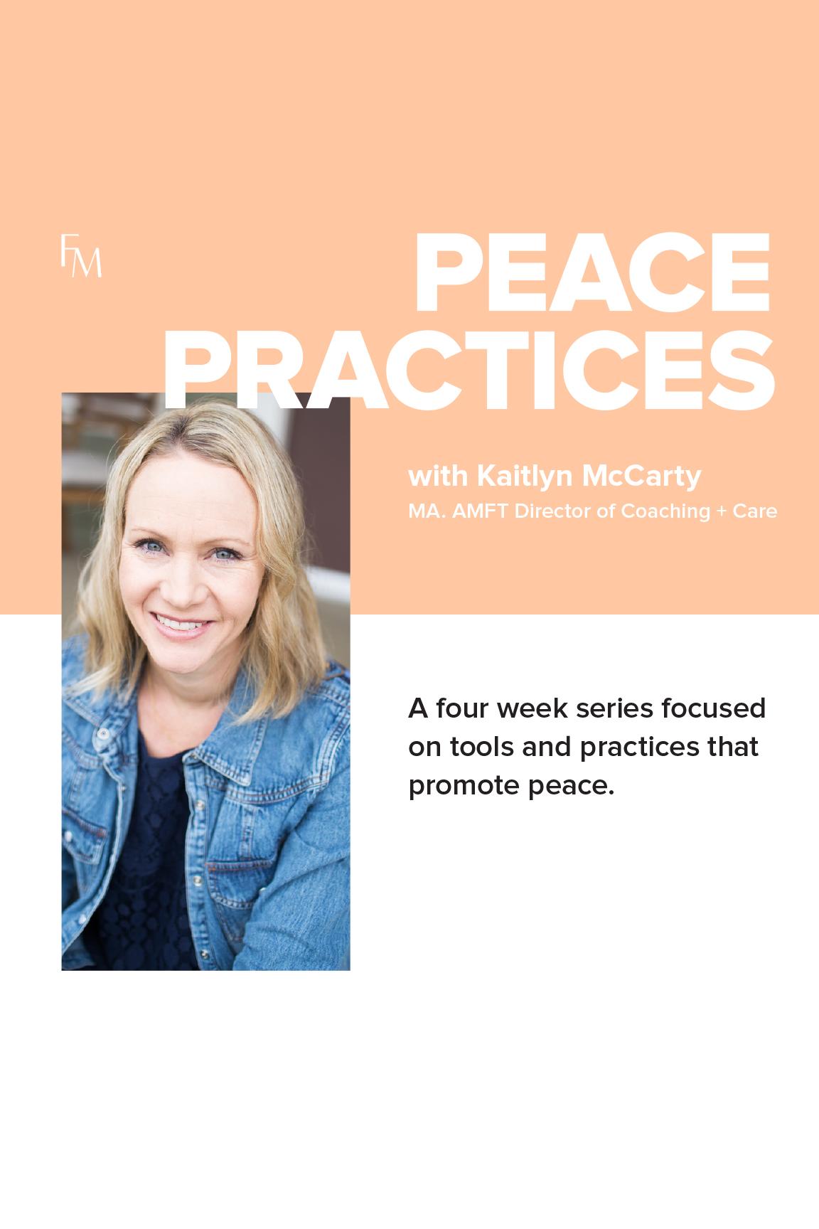 Peace Practices April