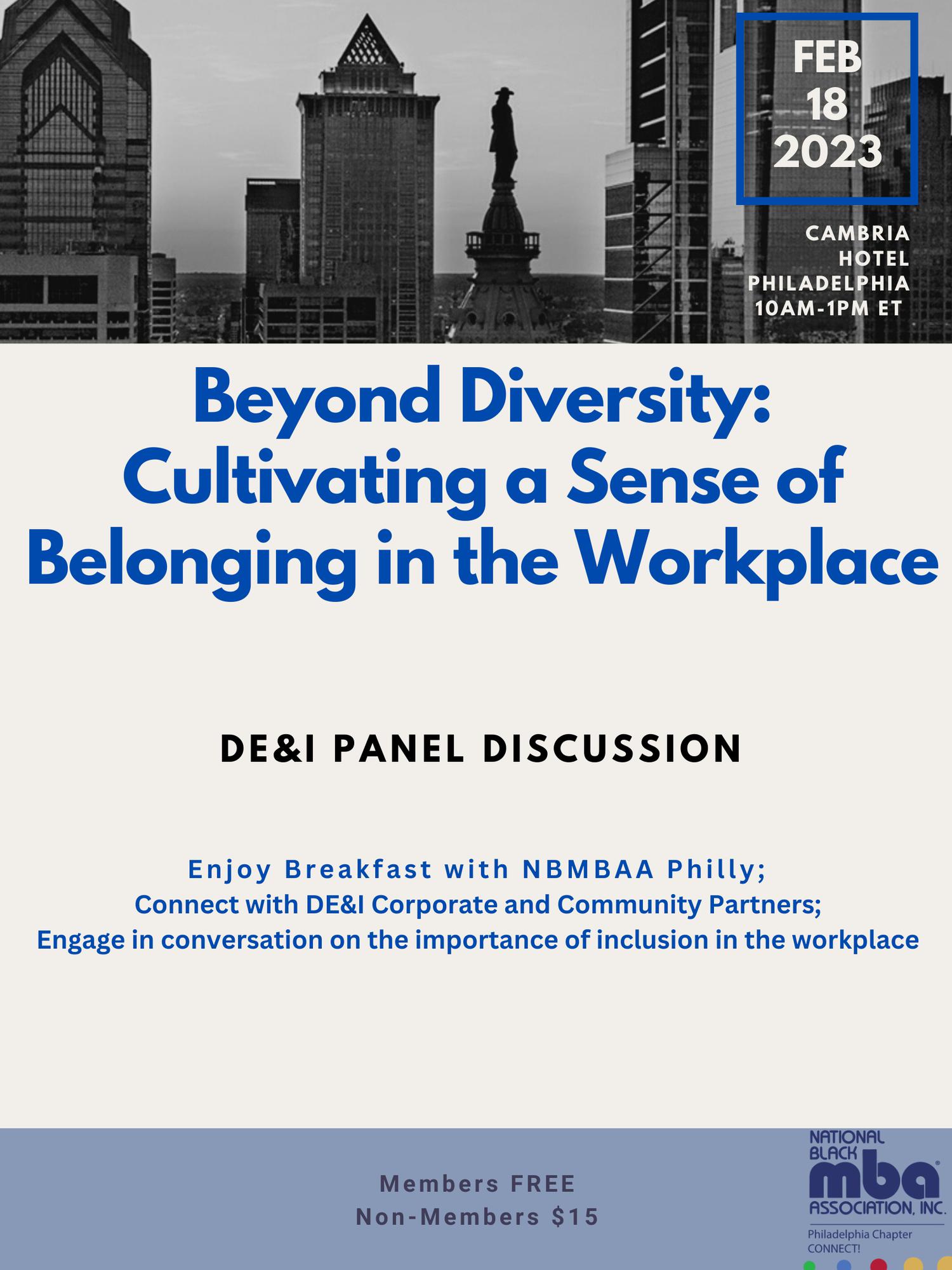 Beyond Diversity: Cultivating a Sense of Belonging in the Workplace