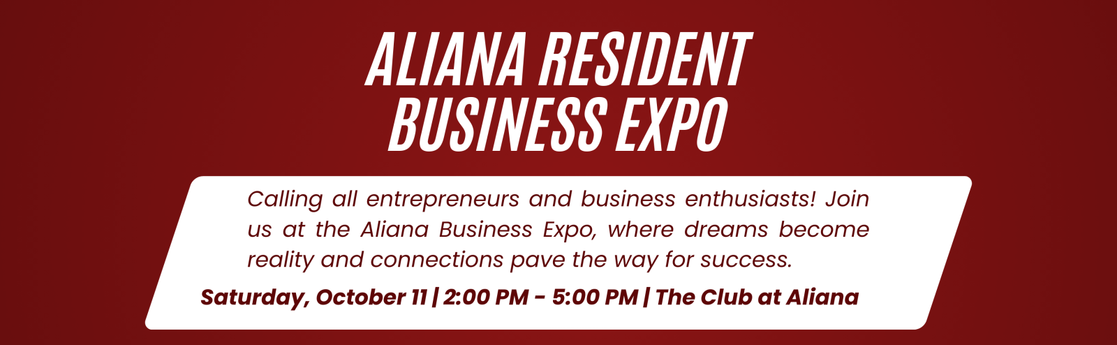 Aliana Resident Business – BUSINESS REGISTRATION FEE