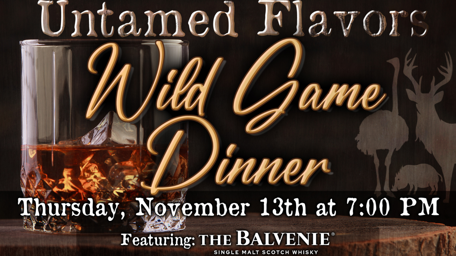 Untamed Flavors: Wild Game Dinner