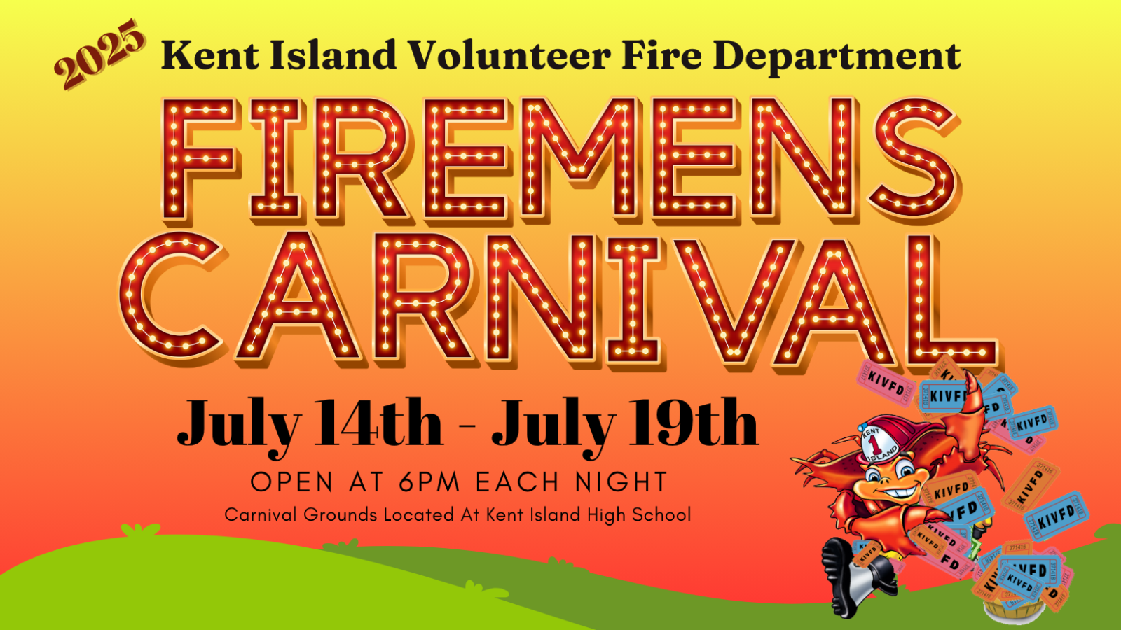 2025 KIVFD Annual Carnival Ride-All-Night Advance Ticket in
